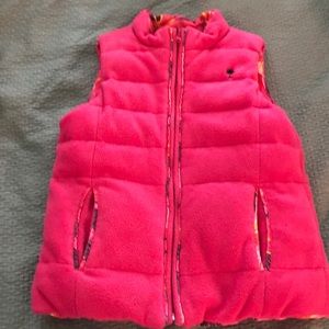 Lilly Pulitzer puffer vest reversible